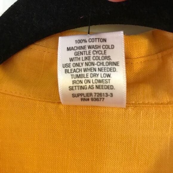 East 5th Button Down Oversized 100% Cotton Top - Picture 8 of 8